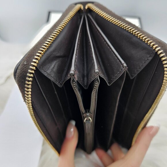 Gucci Supreme Ophidia Zip Around Wallet - Picture 13 of 17